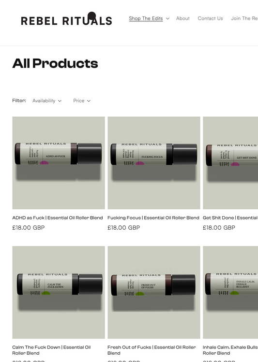 Case Study: Website Development for Rebel Rituals